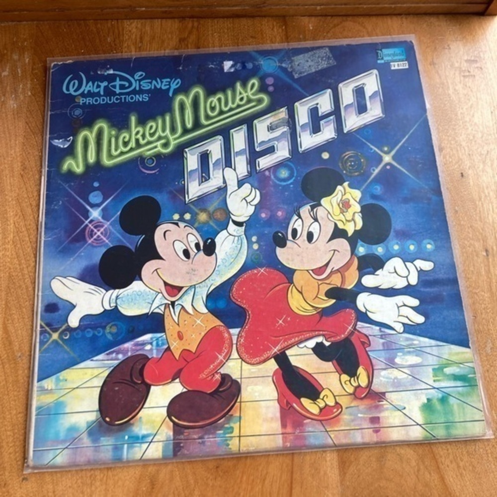 Mickey Mouse Disco record Disney Donald Duck Daisy Goofy Chip & Dale